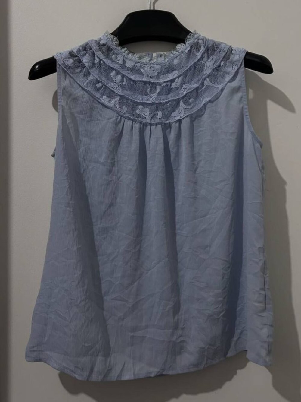 Blue Sleeveless Top